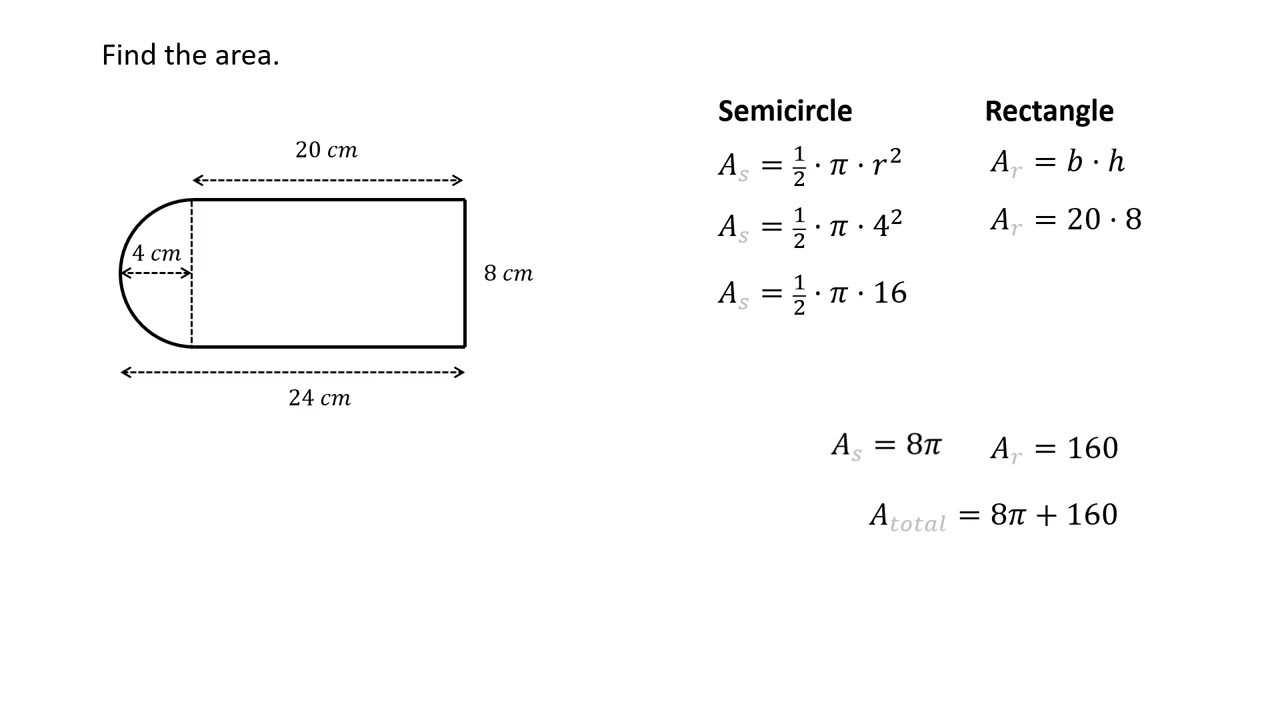 area and perimeter of irregular figure