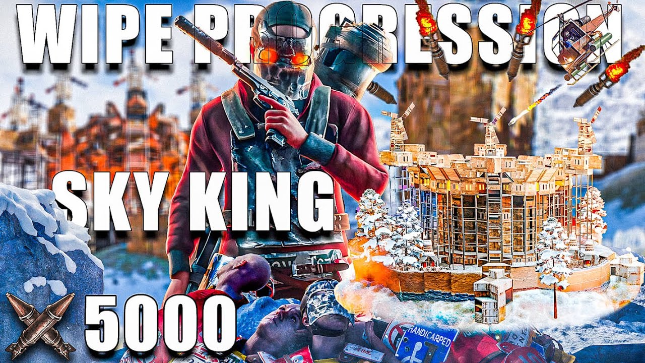 Attack Heli Control, Clan Raids & 5000 Rockets | Rust Wipe Domination Vital EU Mothly #rust #раст