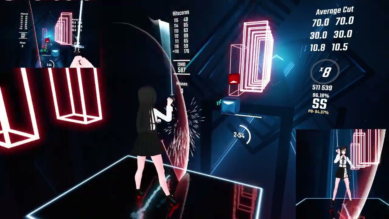 Beat Saber「粛聖!! ロリ神レクイエム☆」Hard（FC）