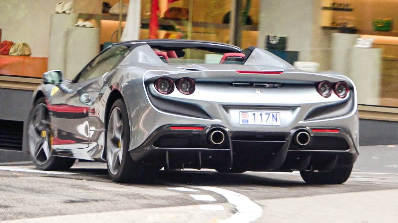 BRAND NEW 2020 Ferrari F8 Tributo Compilation in Monaco!