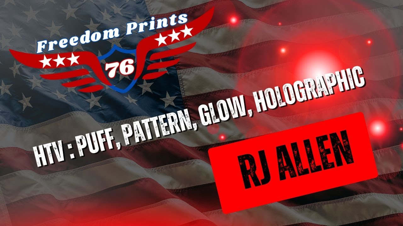HTV Puff, Pattern, Glow, Holographic