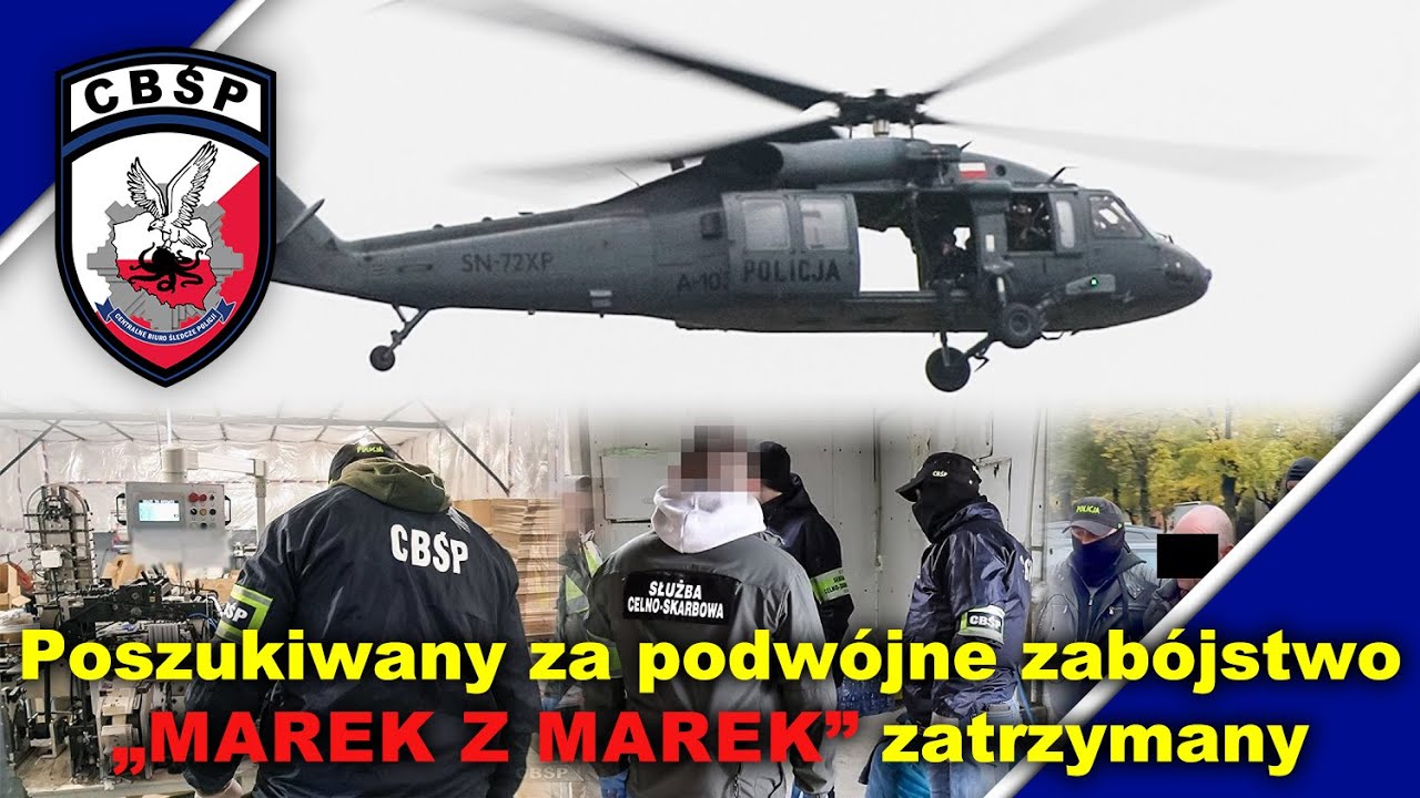 Poszukiwany za podwójne zabójstwo „Marek z Marek” zatrzymany