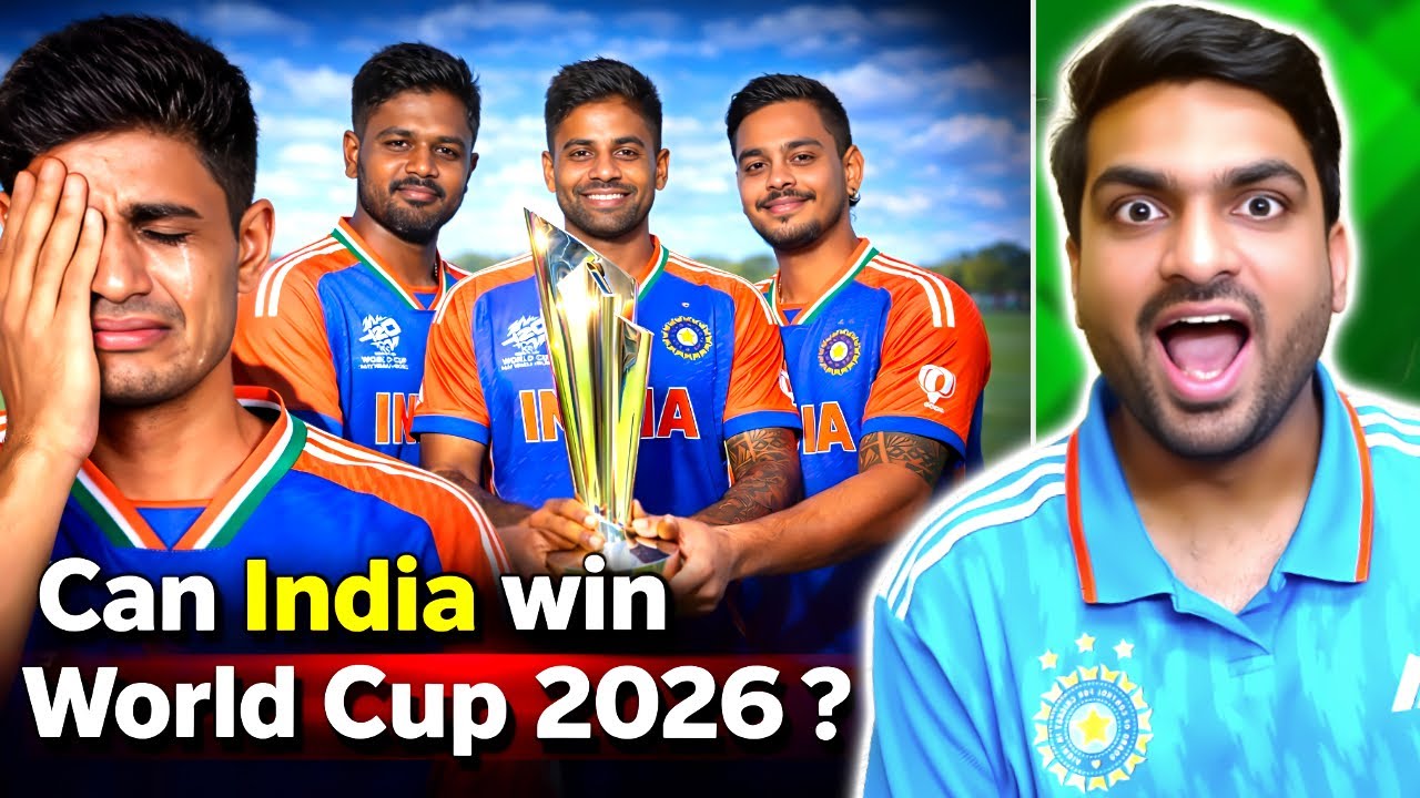 GILL OUT😱 TEAM INDIA 2026 WORLD CUP SQUAD & PLAYING 11🔥