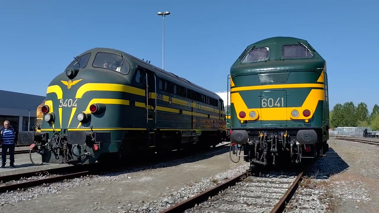 Melle (BE), erfgoeddag historisch materieel NMBS. (24/04/2022)