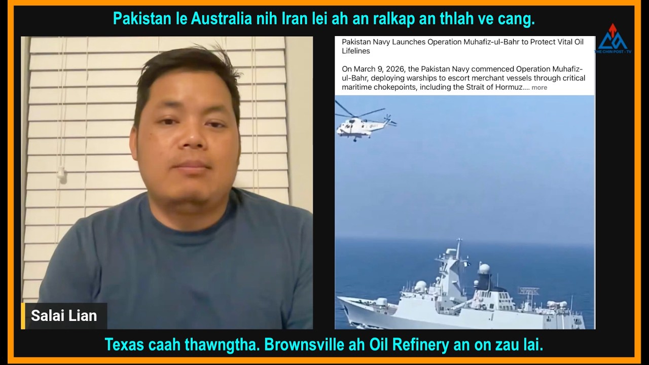 Mar 11 II Pakistan le Australia nih Iran lei ah an ralkap an thlah ve cang. Texas caah thawngtha!
