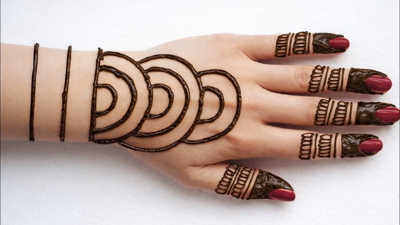 Easy Back Hand Mehndi Design for Beginners| easy and stylish | New Trending Mehndi Design 2026 | 