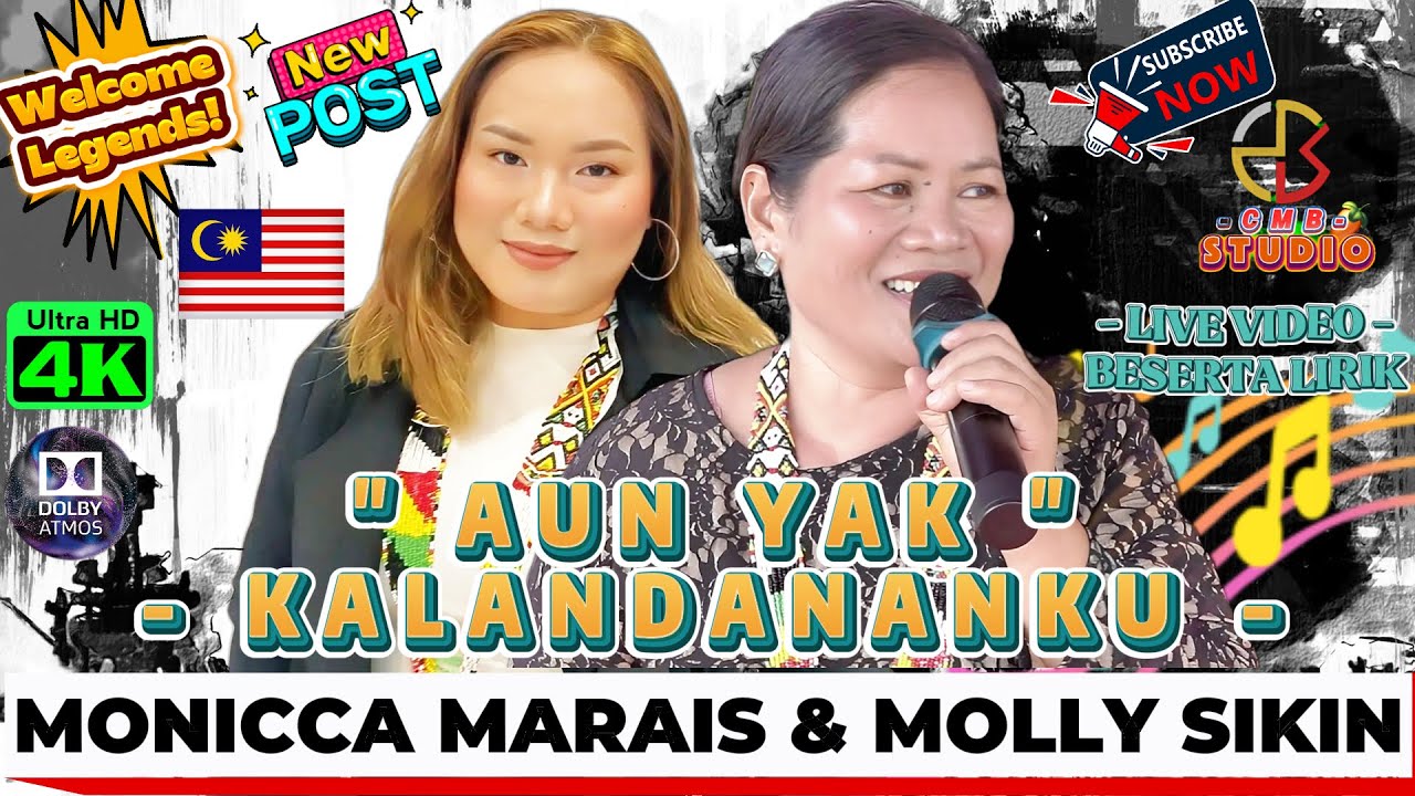 MOLLY SIKIN & MONICCA MARAIS◽ MUSIK CMB STUDIO ◽ AUN YAK KALANDANANKU ◽ LAGU MURUT 2025 TJ . HULU !