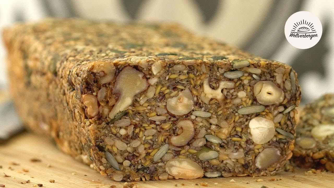 Веганский хлеб Палео, только орехи и семечки! 