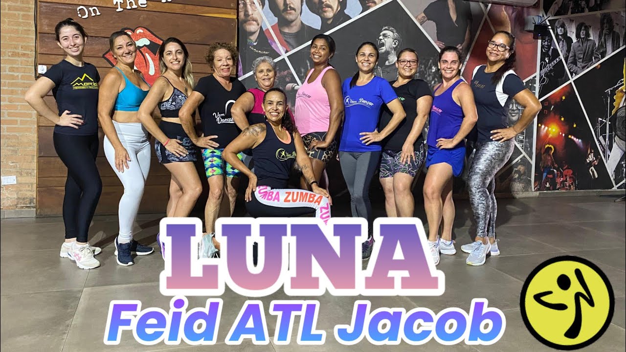Reggaeton Luna 💥 Feid ATL Jacob 💥 coreografia Zumba Paathy Silva