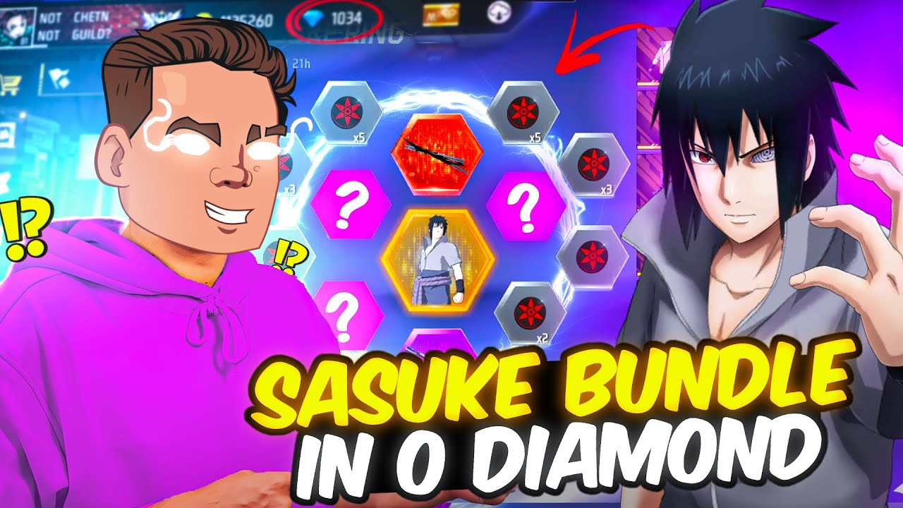 I Got New SASUKE Bundle in 0 Diamond!? 🙄 || Free Fire
