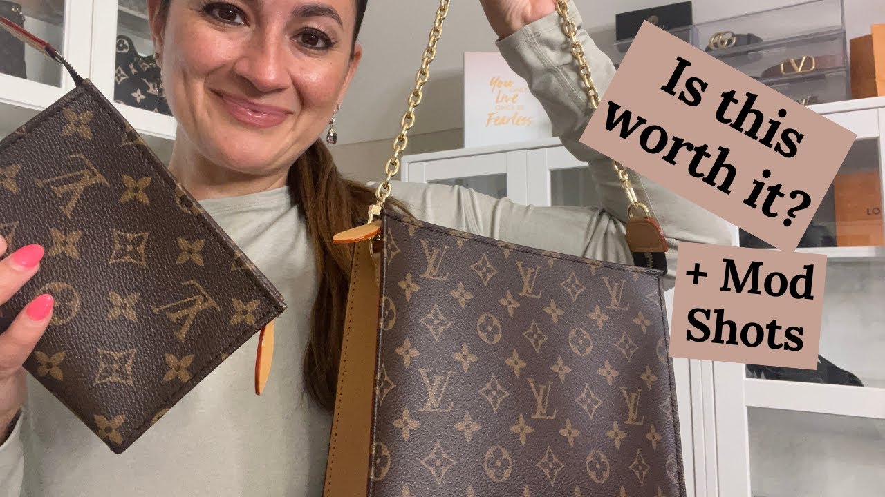 NEW LOUIS VUITTON TOILETRY POUCH ON CHAIN REVIEW |  IS IT WORTH IT? | +Mod Shots ( 2022)