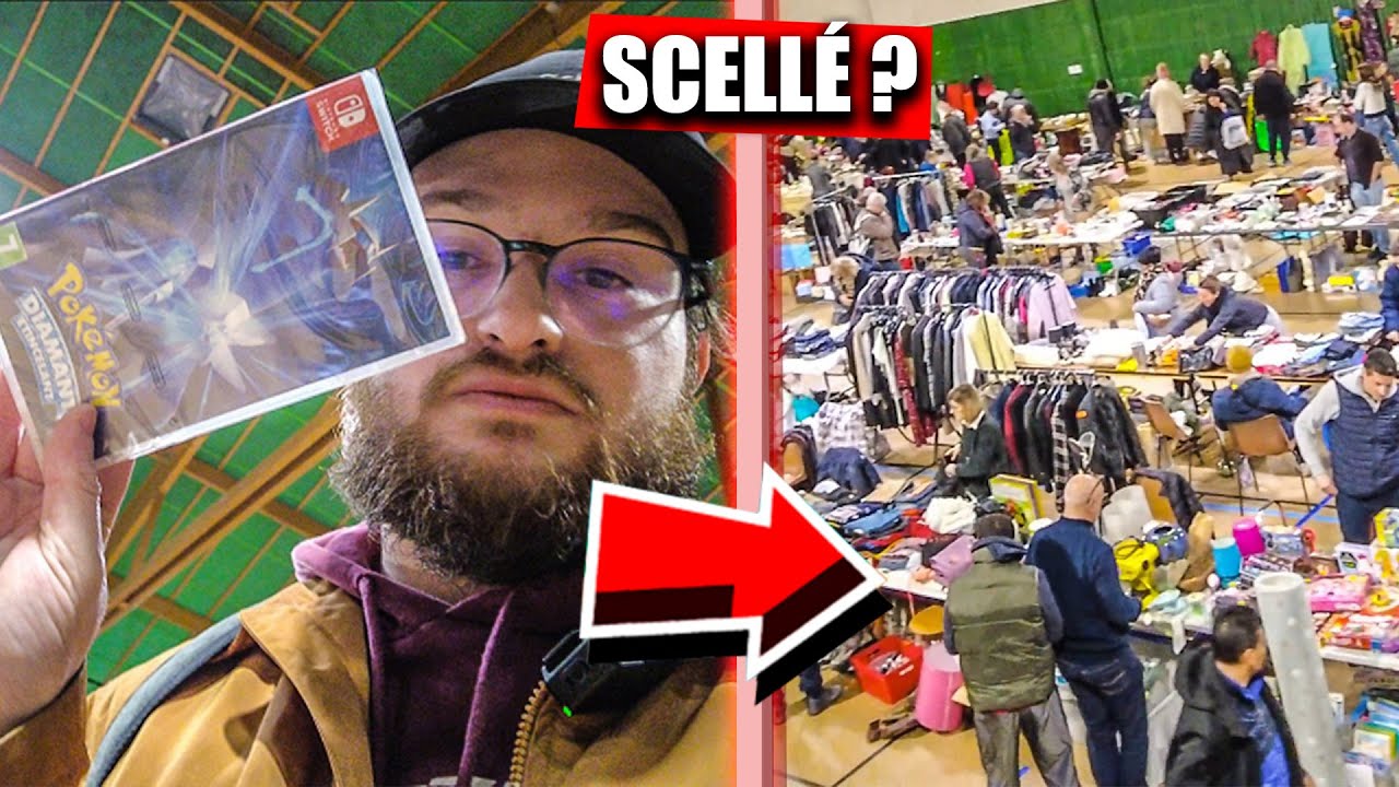 une BROCANTE pleine de SURPRISES ! (Du scellé ?)