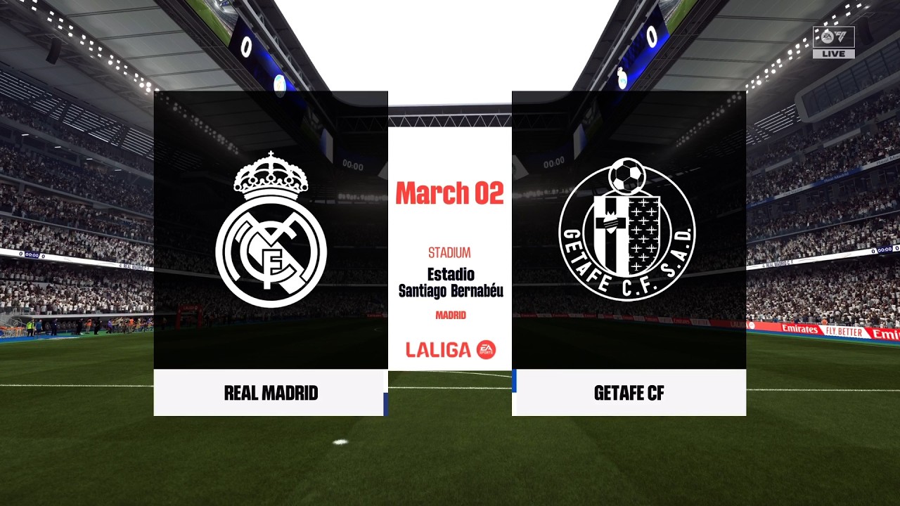 REAL MADRID vs GETAFE | LaLiga | FC 26 | gameplay