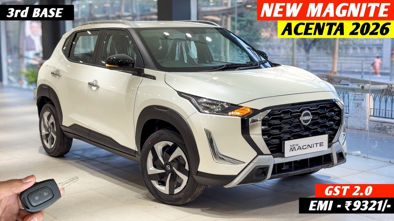 Nissan Magnite Acenta 2026 | Nissan Magnite 2026 Base Model | On Road Price