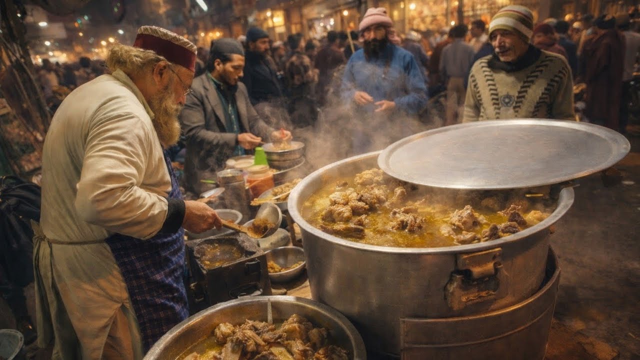  60 year old Bong Paye & Siri Paye | Heavy Desi Hot Shorba tasty Zaika | Pure Food Street 
