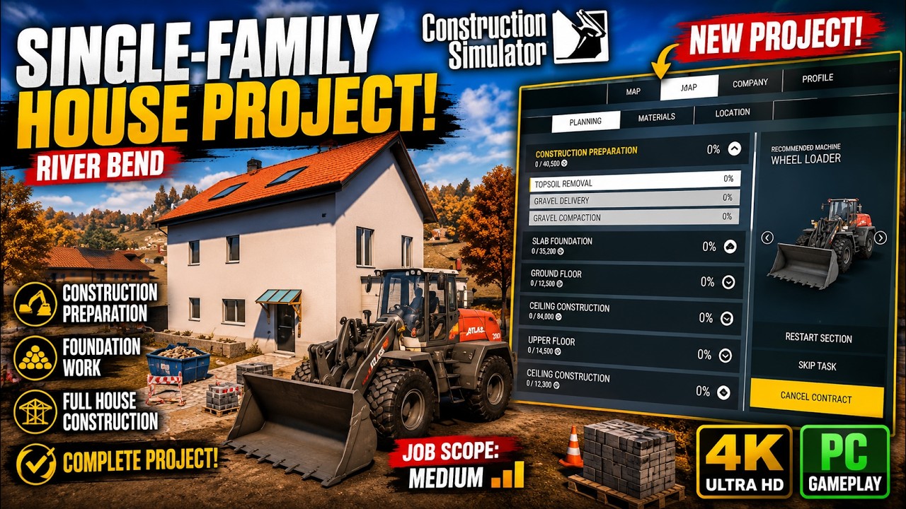 Part 1 small home at Western Town  construction simulator 