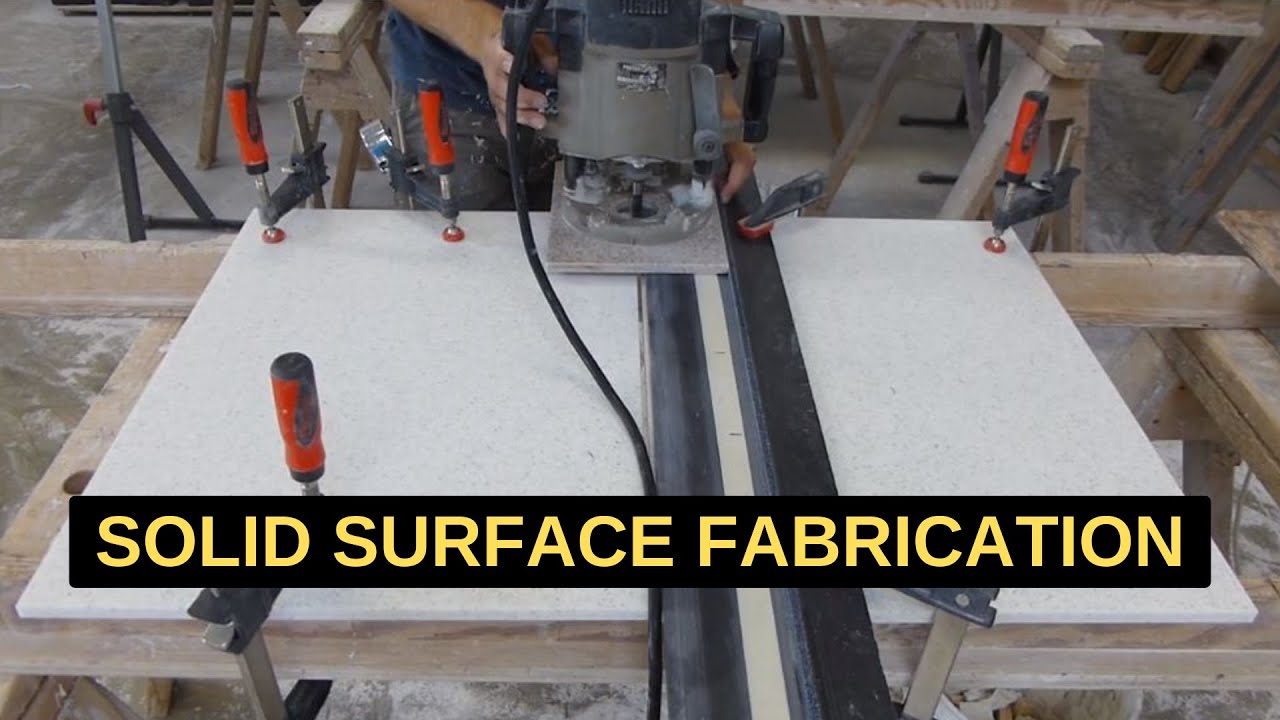 Stonia Acrylic Solid Surface Countertop Fabrication Guide