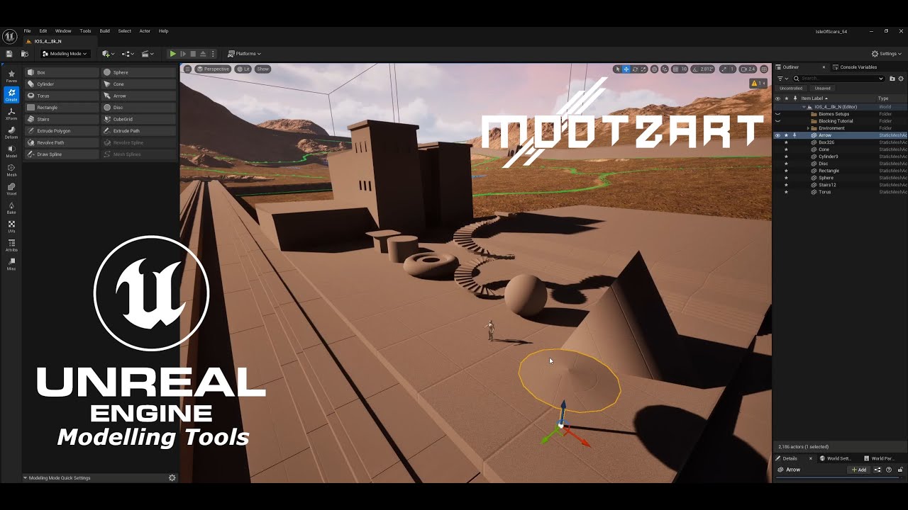 Unreal Engine 5 - Modelling Tools -  Create (Part 1)