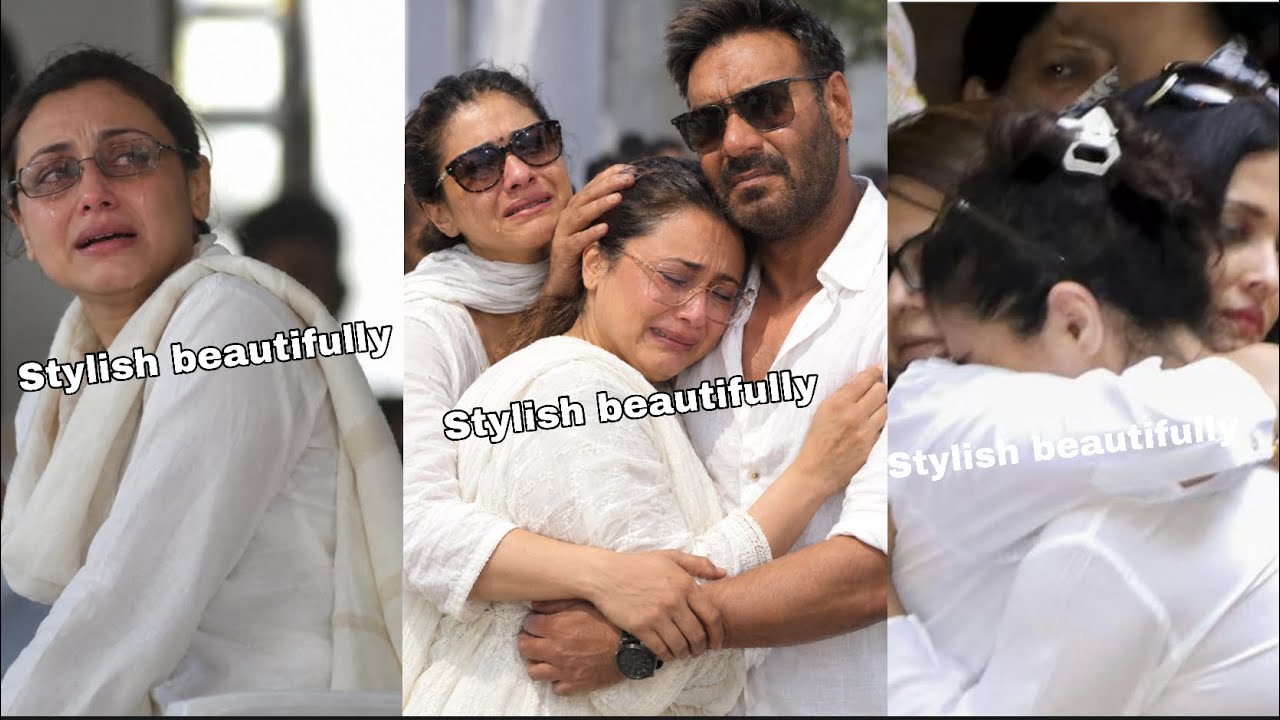 Rani Mukerji Heartbroken at Mother&rsquo;s Last Rites with Kajol, Ajay Devgn, Aishwarya, and Others