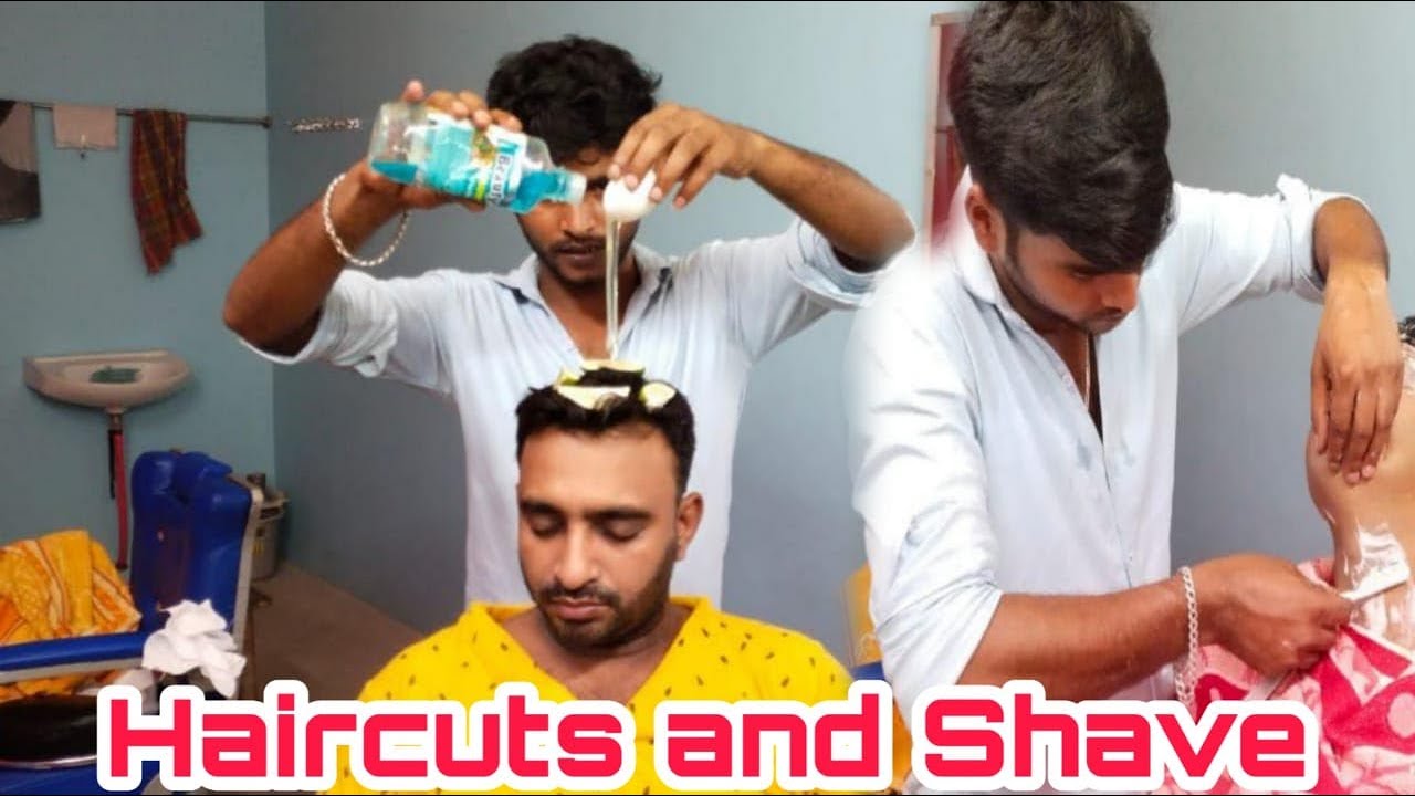 The ULTIMATE Indian Haircut and shave - indian street barber - Master Rajen