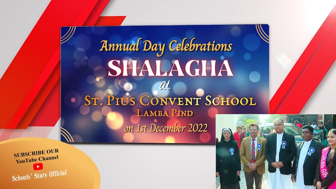 Annual Day Celebrations - Shalagha at St. Pius Convent School, Lamba Pind