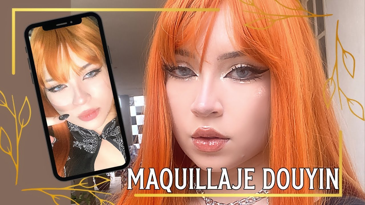 ♡Maquillaje DOUYIN para ojo latino♡ (base, ojos, labios...)