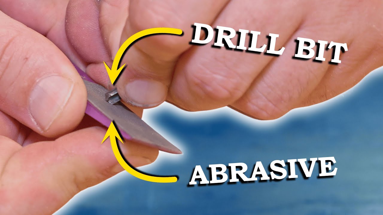 How to Sharpen Drill Bits Without a Grinder