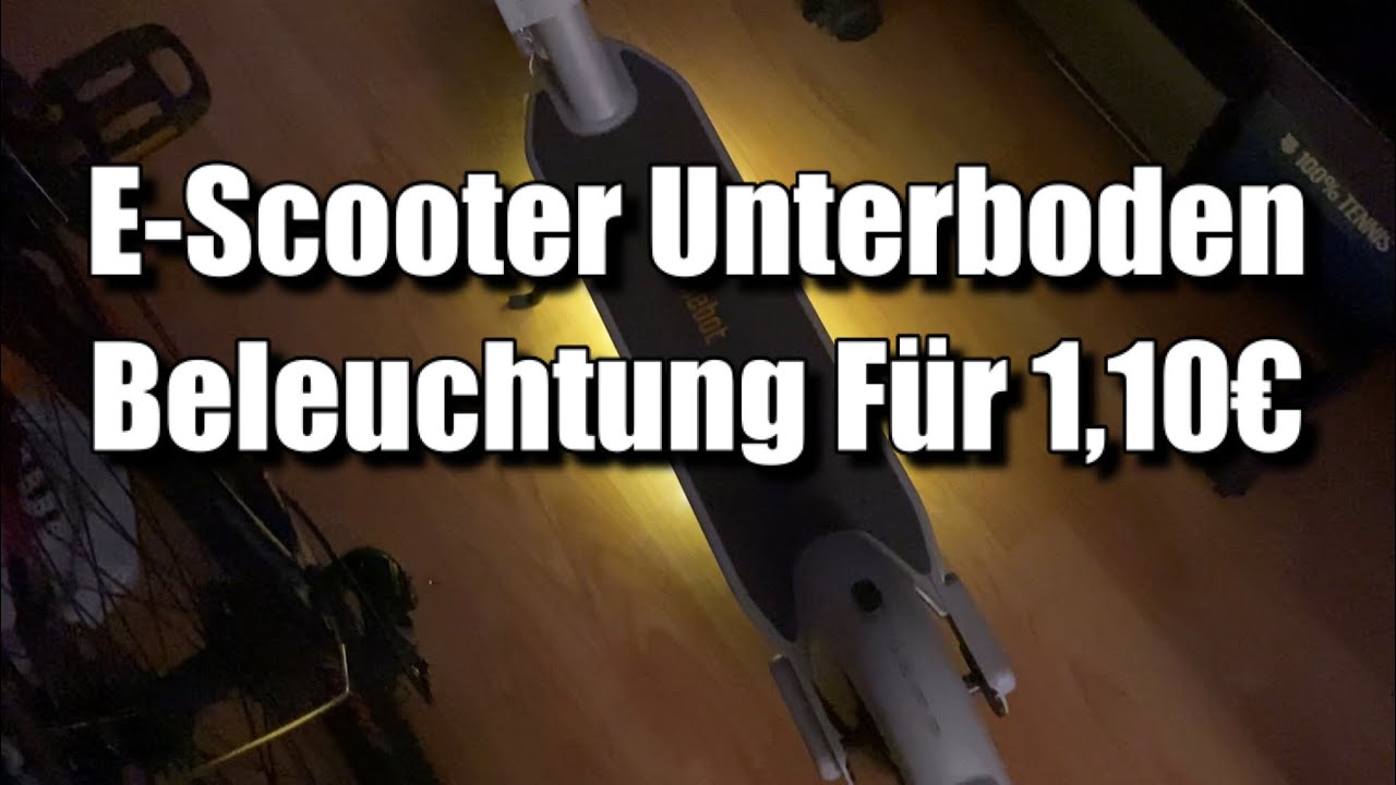 E-Scooter Tuning - Unterbodenbeleuchtung | Ninebot Max G30LD / Xiaomi
