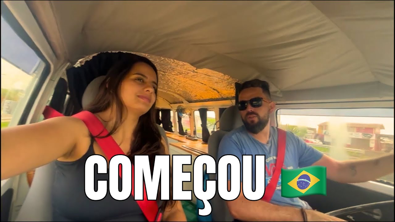 COMEÇOU NOSSA VIAGEM PELO BRASIL EM UMA KOMBI. EP. 1 
