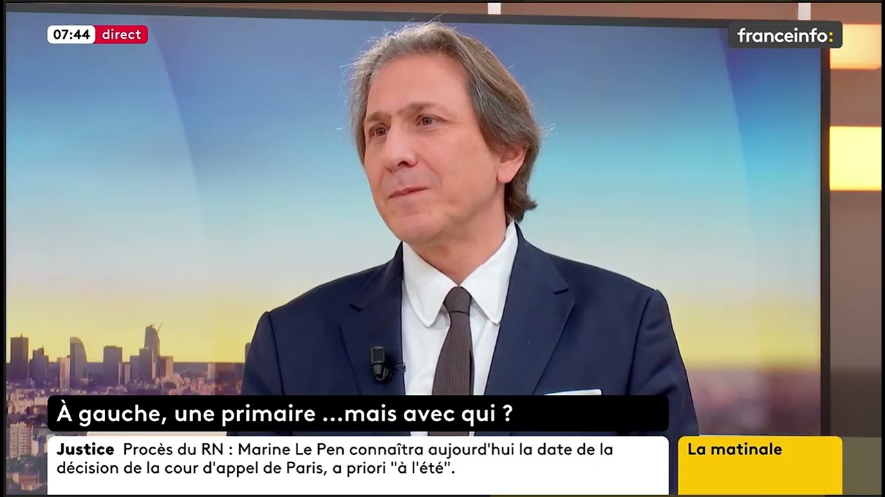 Jérôme Guedj est l'invité politique de la matinale Franceinfo