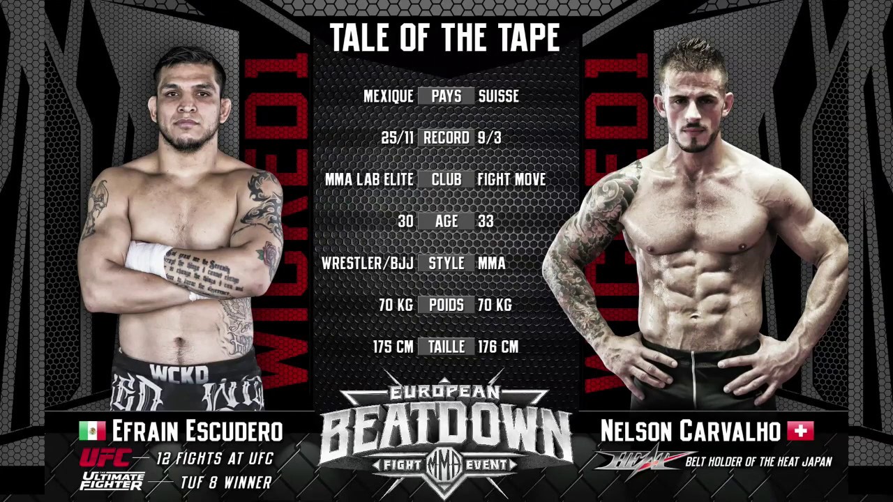 EBD1 - Efrain Escudero Vs Nelson Carvalho