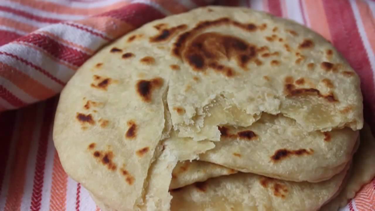 Fresh Flour Tortillas! - Homemade Flatbread Recipe - Make Your Own Wraps!