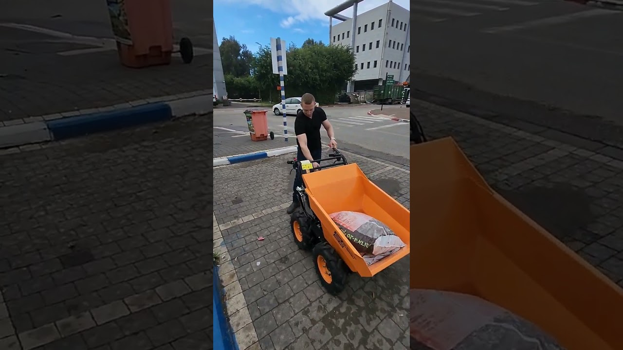מריצה ממונעת 4X4 קיבולת 400 קילו - Villager Villy 400 WD