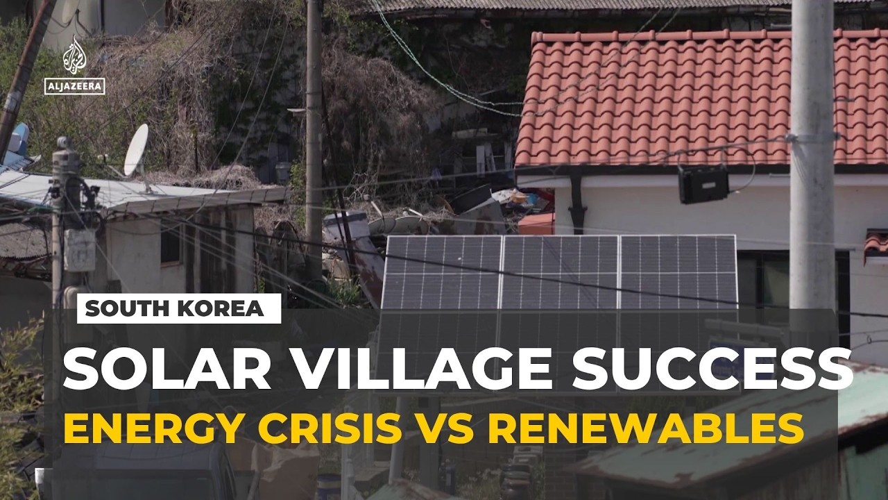 South Korean village profits from solar power amid energy crisis