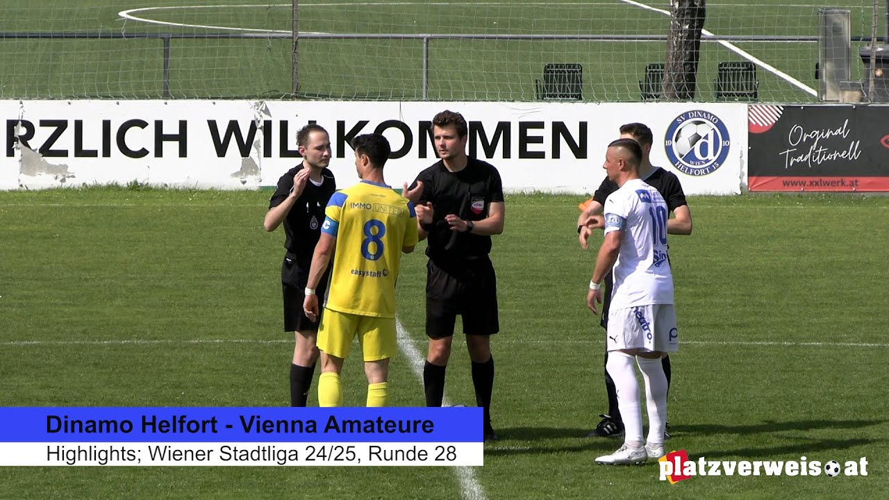 Highlights Dinamo Helfort - Vienna Amateure, Wiener Stadtliga 24/25