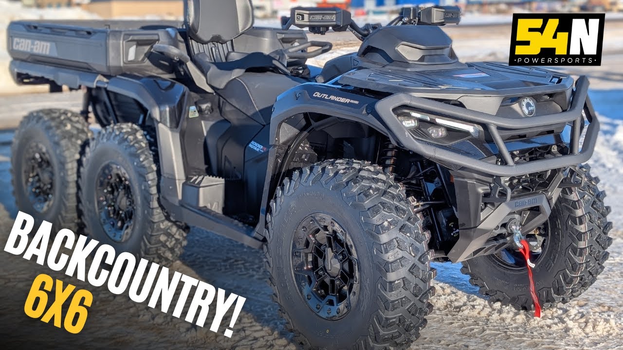 Совершенно новый Can-Am Outlander Backcounty 6X6 2026 года — это потрясающе!