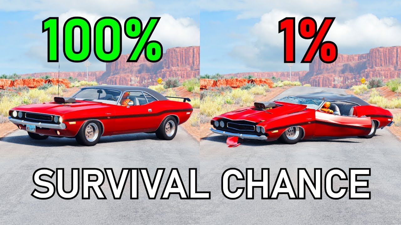 Realistic Survival Chance Crashes #58 | BeamNG.drive