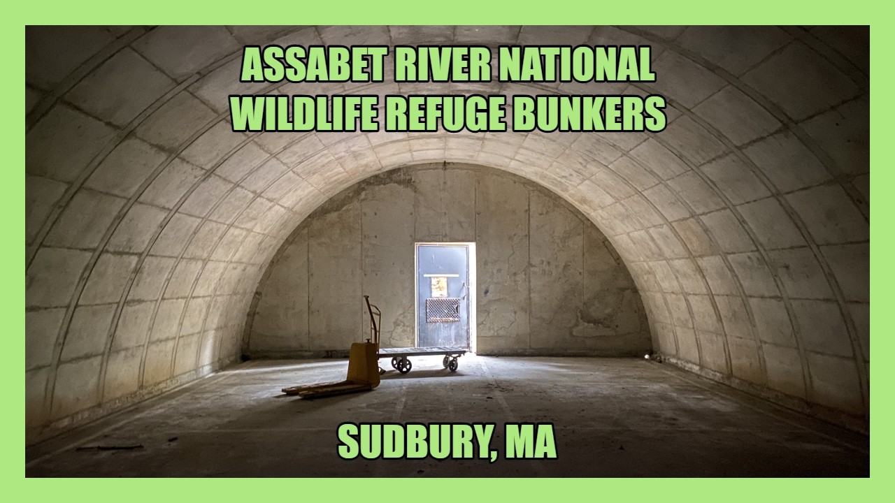 Exploring the ABANDONED Assabet River National Wildlife Refuge Bunkers (Sudbury, MA)
