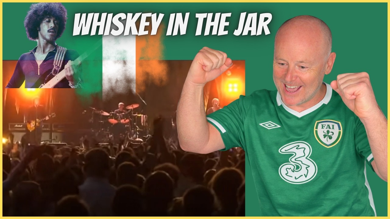 Реакция преподавателя игры на барабанах: Thin Lizzy — Whiskey in the Jar (дублинский трибьют Филу...
