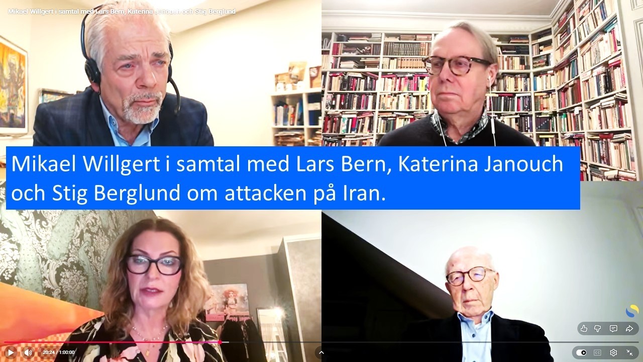 Mikael Willgert i samtal med Lars Bern, Katerina Janouch och Stig Berglund