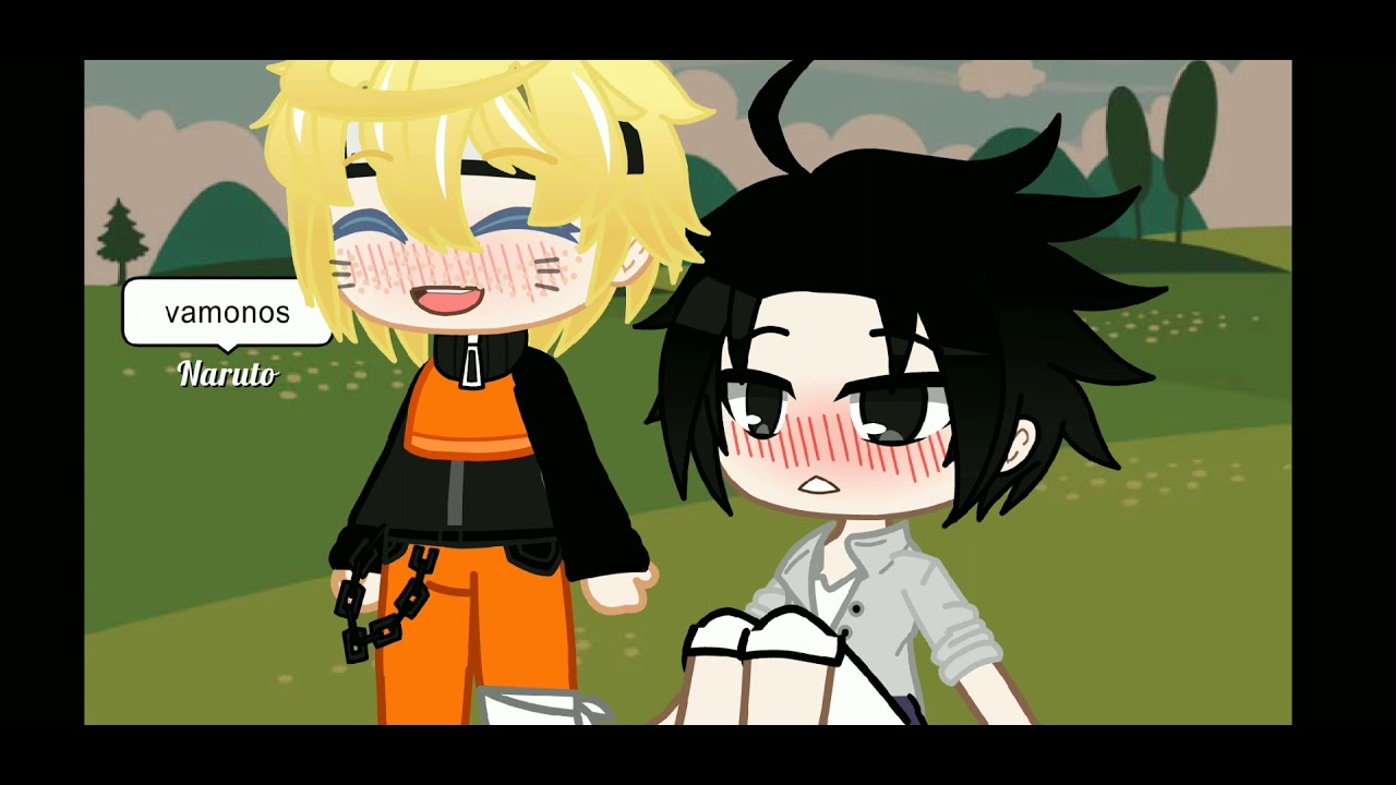 cuando Sasuke de niño se acercaba a Naruto+? #sasunaru #narusasu