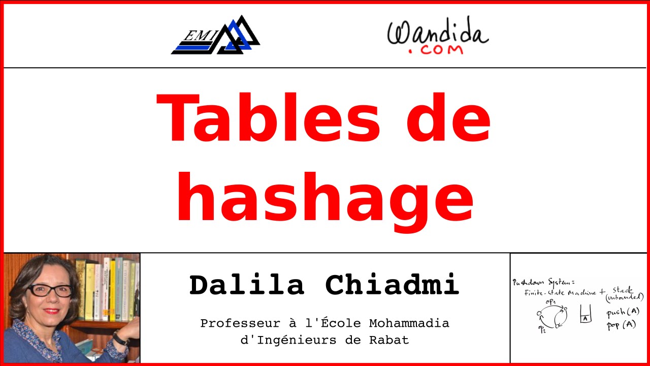Tables de hashage | Dalila Chiadmi