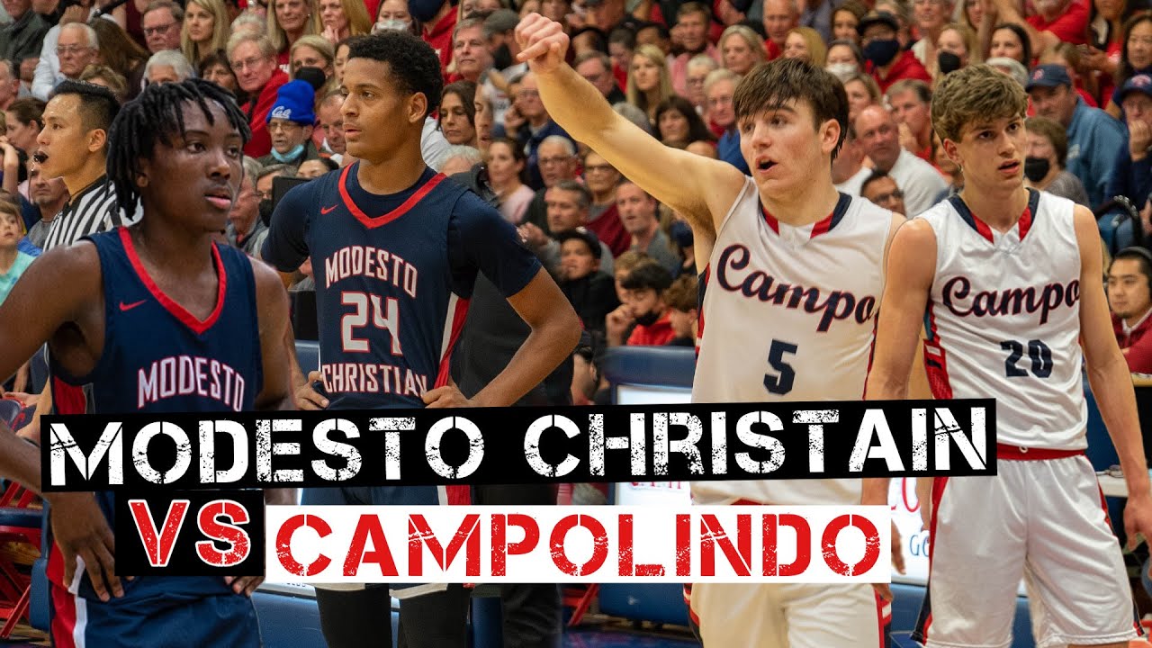 *GAME GOES TO THE WIRE* Jamari Phillips Goes Up Against Aidan Mahaney!!! Modesto Christian vs. Campo