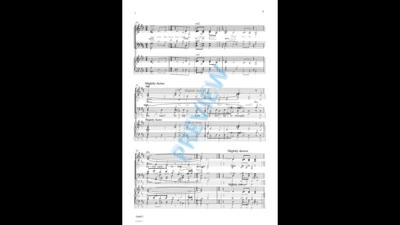 That Ever I Saw SATB by Darmon Meader, (CM8971)