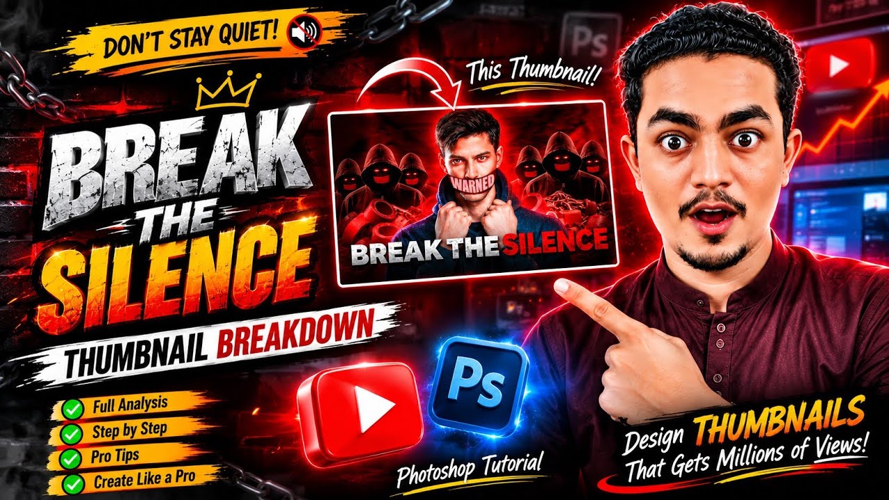 Create Pro Dark Cinematic YouTube Thumbnails in Photoshop Now? Quick and Masterclass Tutor 2026