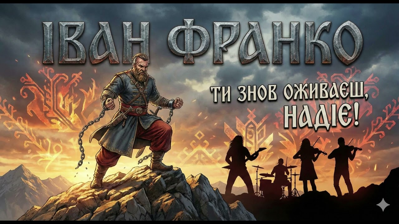 Іван Франко — Ти знов оживаєш, надіє! (Modern Folk Rock / Epic Metal Anthem)