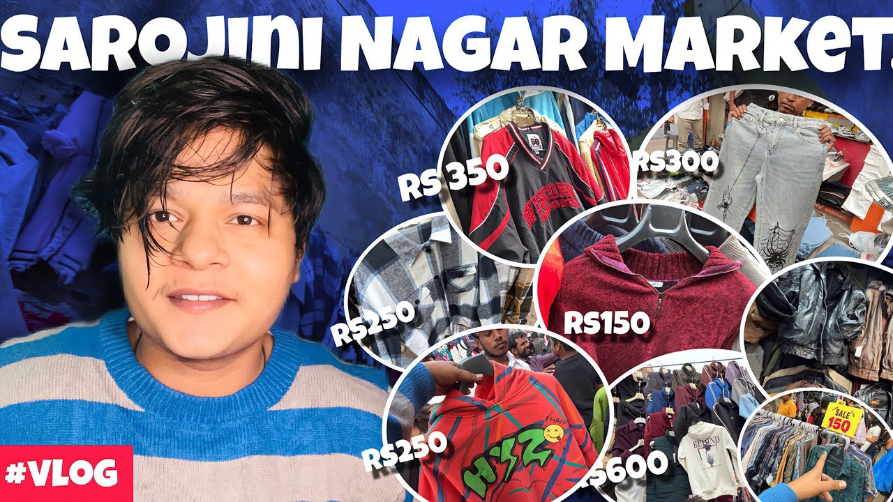 WINTER COLLECTION BOYS￼ | SAROGINI NAGAR MARKET DELHI 😱 | sarojini market boys collection | vlog 