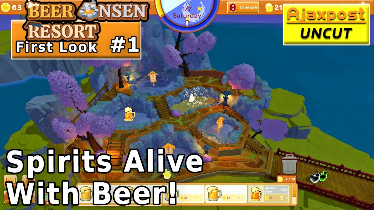 Beer Onsen Resort: A Most Spiritual Brew Master: Demo Play First Look