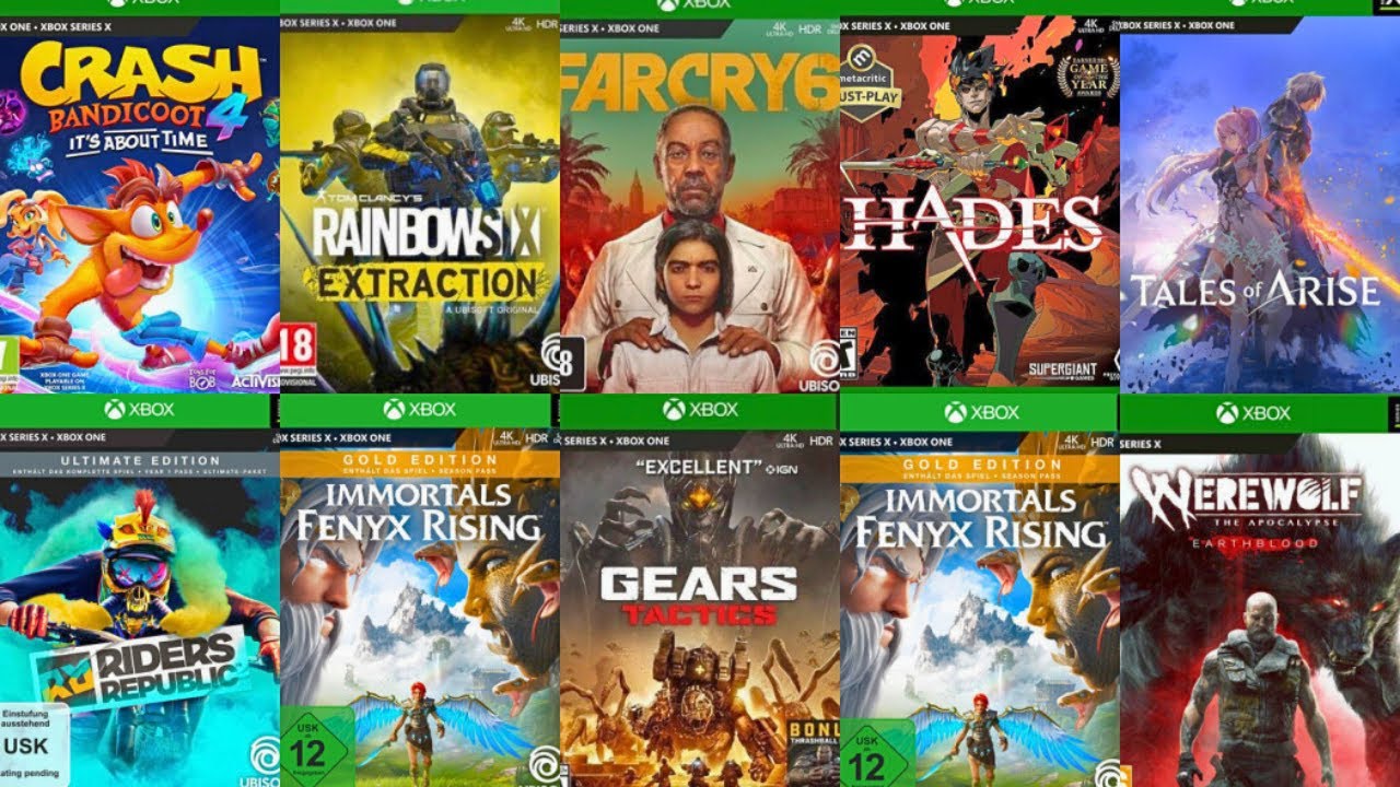 Top 30 Best XBOX SERIES S & X Games