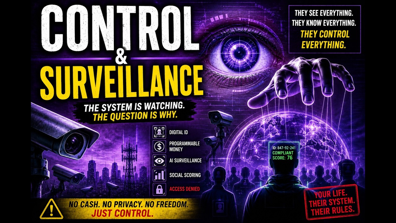 THE DIGITAL CONTROL GRID IS HERE: Surveillance, AI, and the System Watching Your Every Move